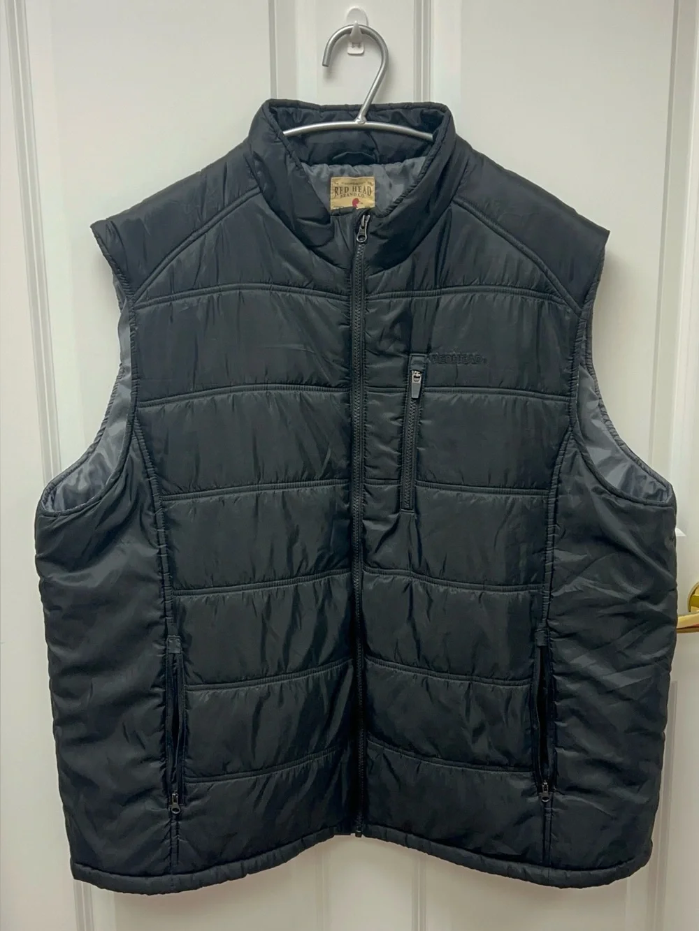 RedHead Brand Co. Men's Black Quilted Puffer Vest Size 3XL